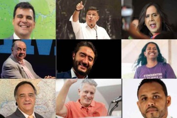 Veja quem são os candidatos à Prefeitura de Belo Horizonte e seus vices - Reprodução Redes Sociais/EM/D.A Press