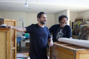 Gerson Fogaça e Sandro Tôrres apresentam a exposição em Cuba - Foto Divulga&ccedil;&atilde;o