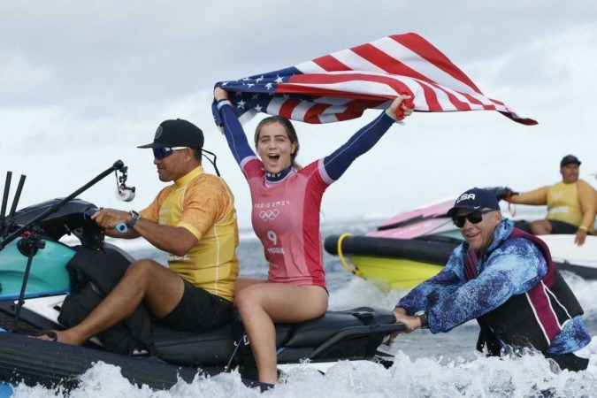 O 21º ouro dos EUA em Paris é de Caroline Marks 

 -  (crédito:  Ben Thouard / POOL / AFP)