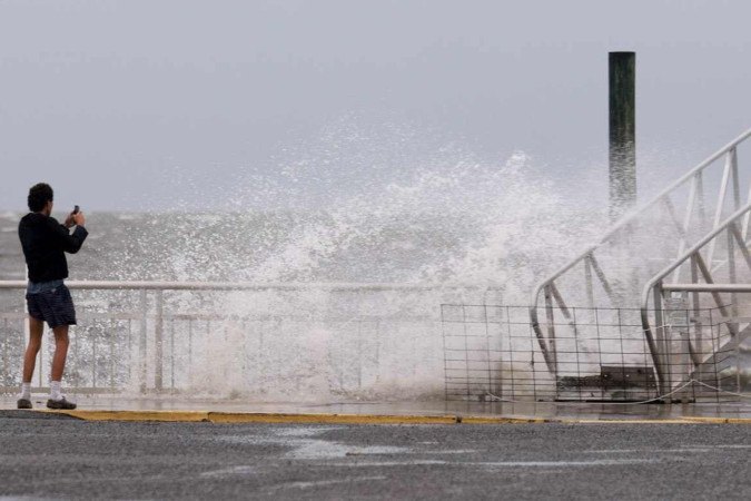 Debby ganhou força rapidamente e se tornou um furacão de categoria 1 - em uma escala que de 5 -       -  (crédito: Getty Images via AFP)