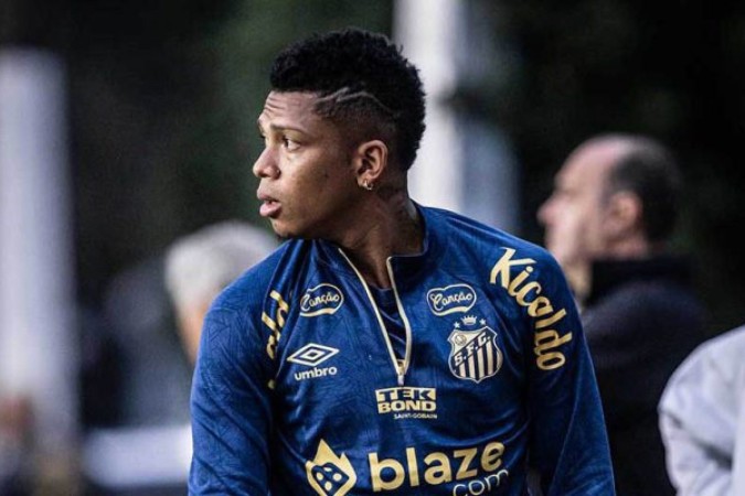 Billy Arce não tem data para estrear no Santos -  (crédito: Foto: Raul Baretta/ Santos FC)