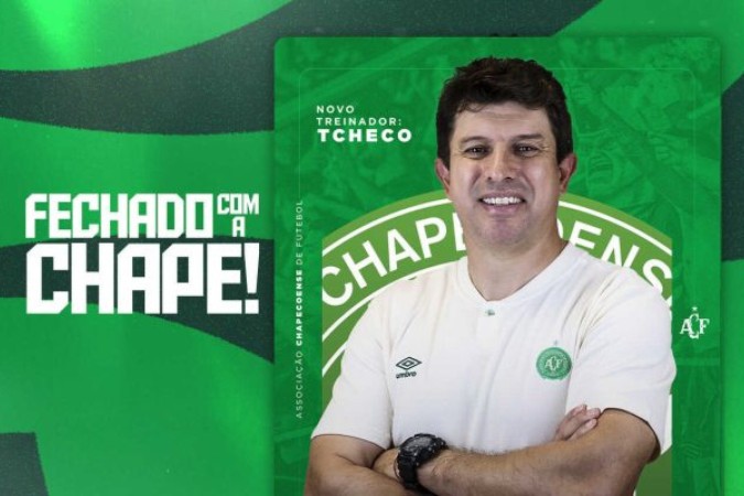 Chapecoense anuncia o ex-jogador Tcheco como treinador  -  (crédito:  - Foto: Divulgação / Chapecoense)