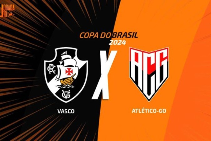 Após 1 a 1 em Goiânia, Vasco e Atlético-GO jogam no RJ por vaga nas quartas -  (crédito: Arte: Jogada10)