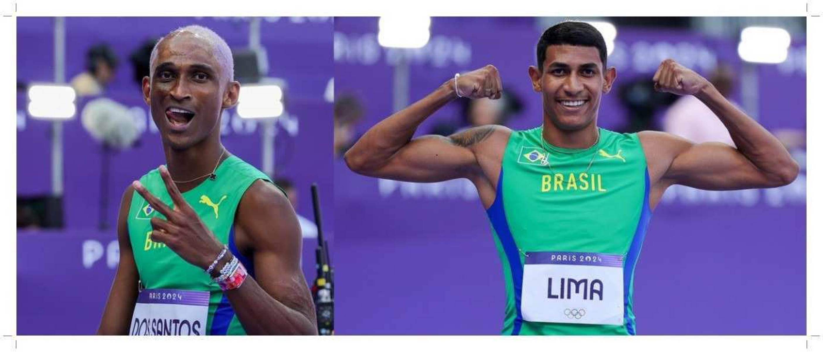 Alison dos Santos e Matheus Lima vão às semifinais dos 400m com barreiras 