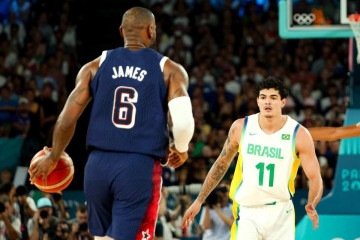 Gui Santos foi peça importante nas Olimpíadas de Paris-2024 e mira papel de referência na seleção para os Jogos de Los Angeles-2028 -  (crédito: Abelardo Mendes Jr./CB/D.A Press)
