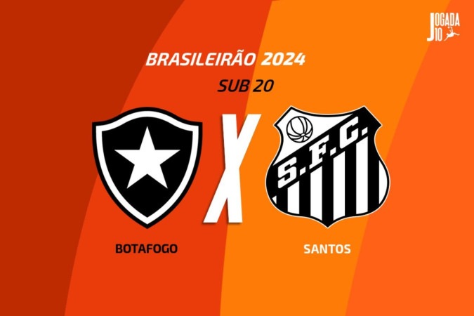 Botafogo recebe o Santos pelo Brasileirão Sub-20 -  (crédito: Jogada10)