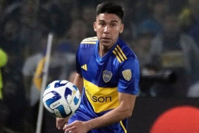 Pol Fernández em ação pelo time argentino -  (crédito: Foto: Divulgação/Boca Juniors)