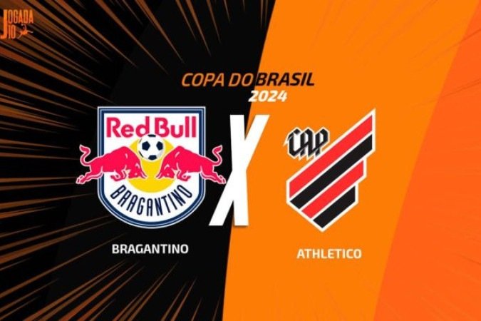 RB Bragantino e Athletico medem forças na Copa do Brasil -  (crédito: Foto: Arte/Jogada10)