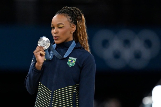 Rebeca Andrade é a maior medalhista olímpica do Brasil (Imagem: A.RICARDO | Shutterstock) -  (crédito: EdiCase)