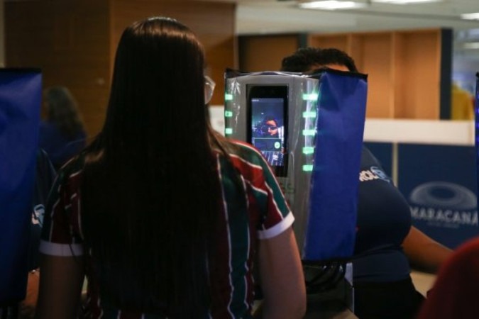 Fluminense segue implementação da biometria no Maracanã  -  (crédito:  - Foto: Marcelo Gonçalves/FFC)