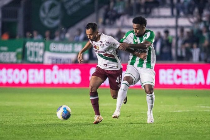 Lima em ação pelo Fluminense no jogo de ida contra o Juventude pela Copa do Brasil  -  (crédito: - Foto: William Anacleto/Fluminense)