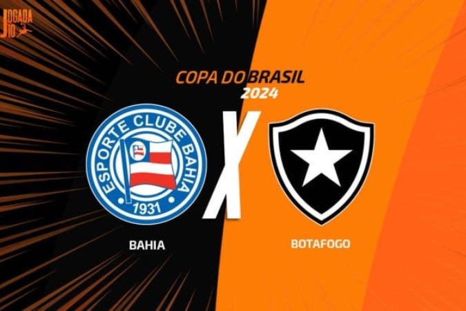 Bahia x Botafogo -  (crédito: Foto: Arte Jogada10)