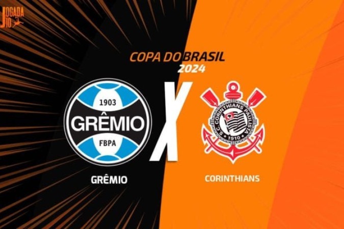 Grêmio x Corinthians -  (crédito: Foto: Arte Jogada10)