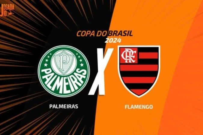 Palmeiras x Flamengo -  (crédito: Foto: Arte Jogada10)