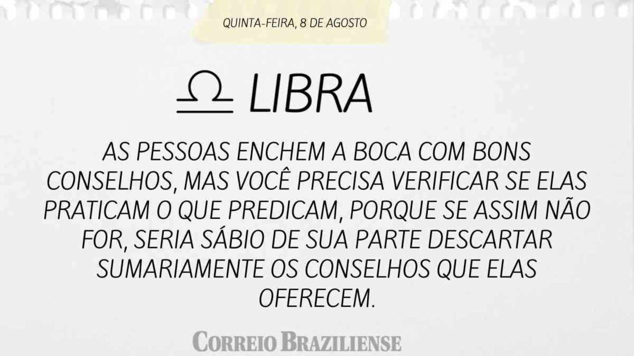 LIBRA |  8 DE AGOSTO