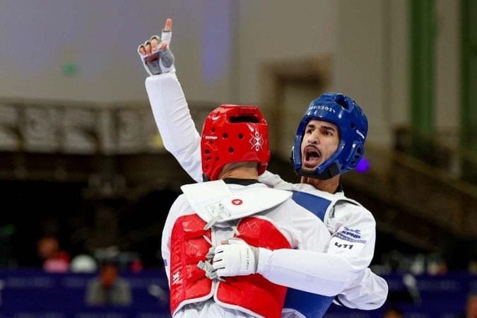 A conquista de Netinho garantiu a terceira medalha olímpica da história da modalidade no Brasil -  (crédito: Abelardo Mendes Jr./Esp. CB/ D.A Press)