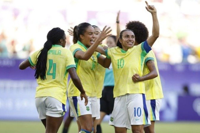 Marta em ação pela Seleção Brasileira -  (crédito: Foto: Rafael Ribeiro/CBF)
