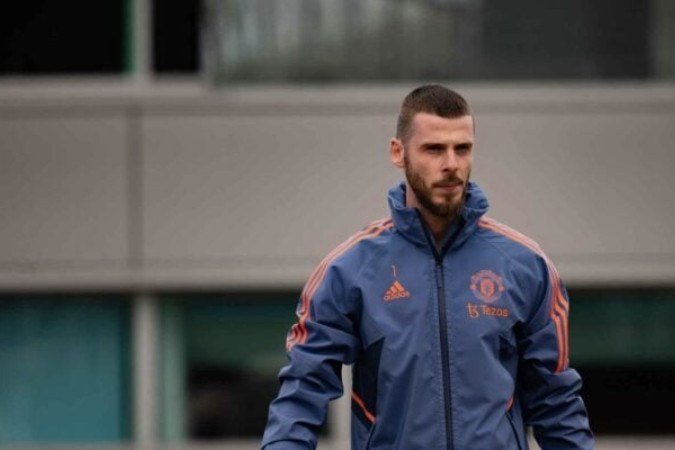 De Gea pode retornar aos gramados após ano sabático longe do futebol - (crédito: - Foto: Divulgação / Manchester United) De Gea pode retornar aos gramados após ano sabático longe do futebol - (crédito: - Foto: Divulgação / Manchester United)