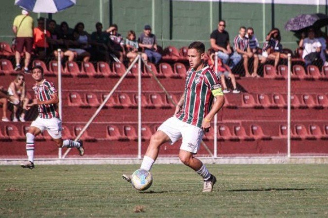 Arthur é capitão e um dos principais jogadores do Fluminense Sub-20 -  (crédito: Foto: Leonardo Brasil/FFC)