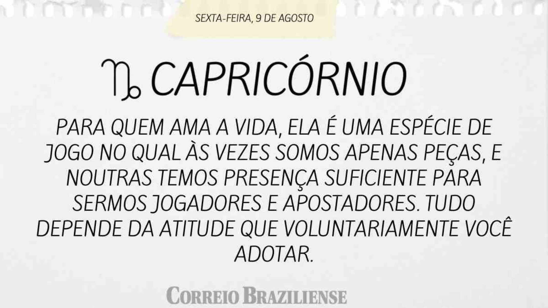CAPRIC&Oacute;RNIO | 9 DE AGOSTO