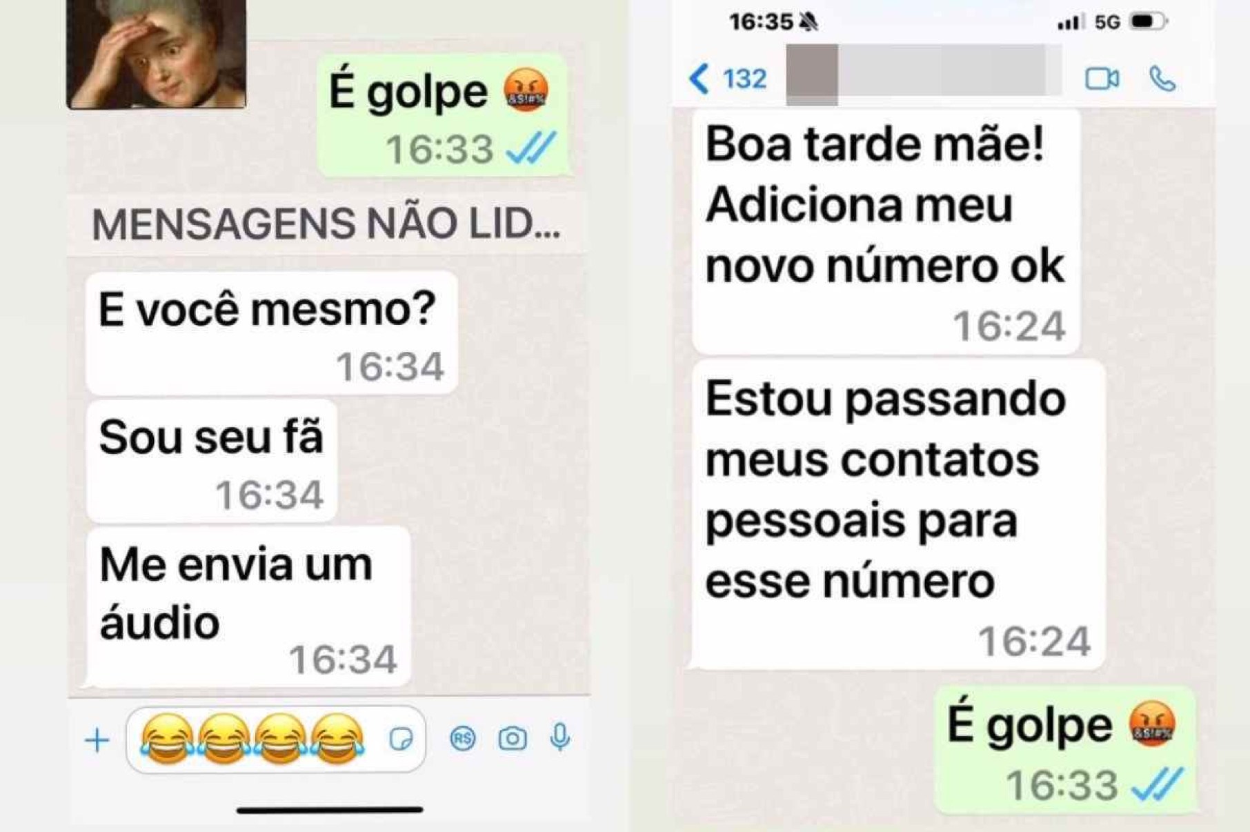 Ladrão vê que vítima é atriz global e desiste de golpe: 'Sou seu fã'