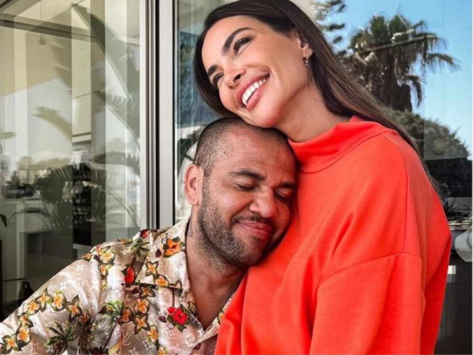 Daniel Alves e Joana Sanz 