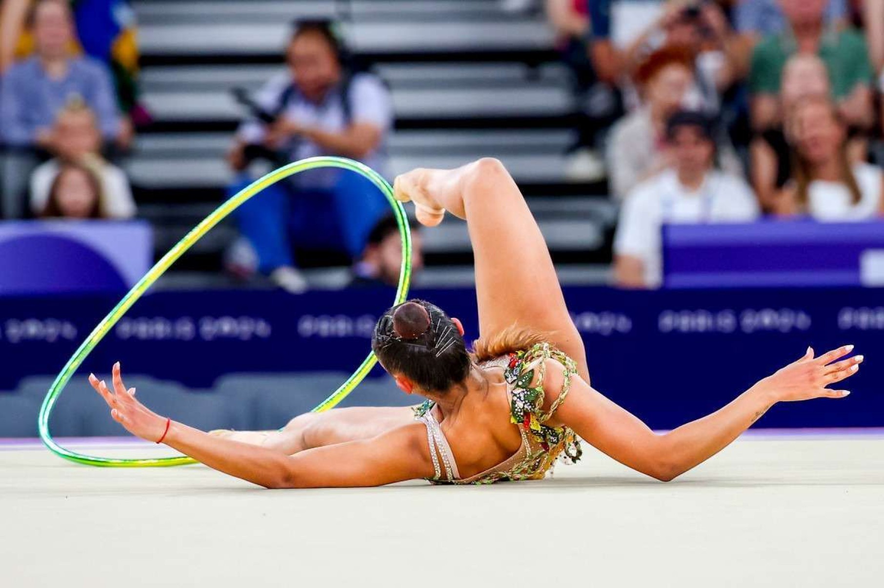 Barbara Domingos na final individual geral da ginástica rítmica dos Jogos Olímpicos Paris 2024    