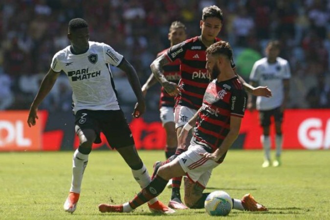   Flamengo x Botafogo pelo Campeonato Brasileiro - Vitor Silva/Botafogo
     -  (crédito:  Vitor_Silva)