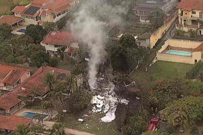 Casa fica em um ponto alto do condomínio Recanto Florido, de onde é possível observar toda a área  -  (crédito: Reprodução/TV Globo)