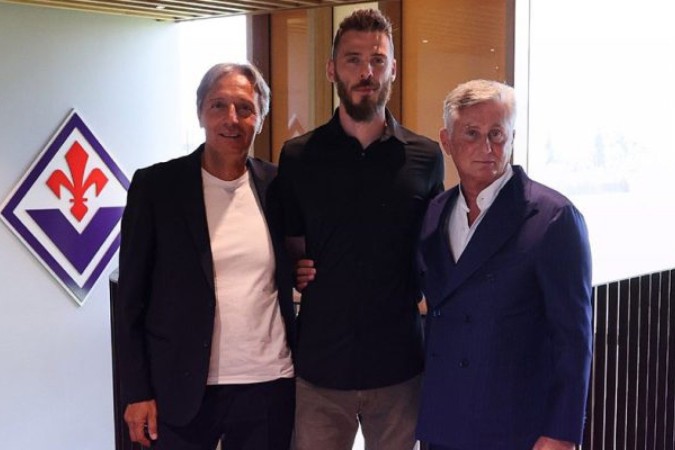 De Gea é o novo reforço da Fiorentina para a próxima temporada  -  (crédito:  - Foto Divulgação / Fiorentina)