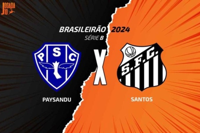 Paysandu x Santos -  (crédito: Foto: Arte Jogada10)