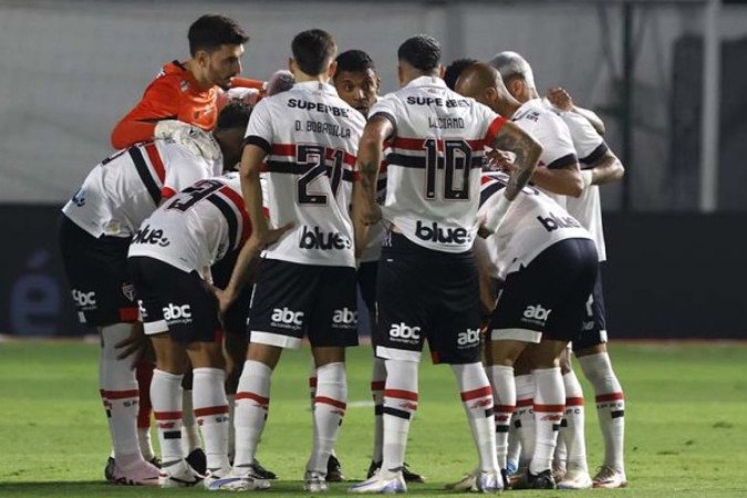 São Paulo empata com o Goiás e avança na Copa do Brasil -  (crédito: Foto: Rubens Chiri / saopaulofc)