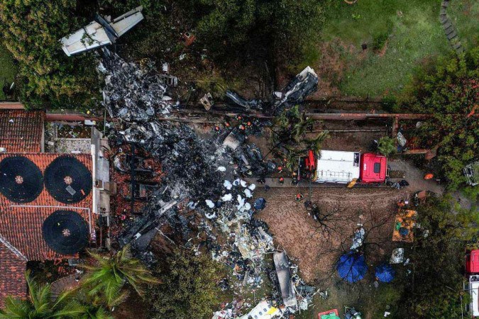 Peças do avião da Air France que caiu em 2009 depois de congelamento de sensores externos -  (crédito: Getty Images)