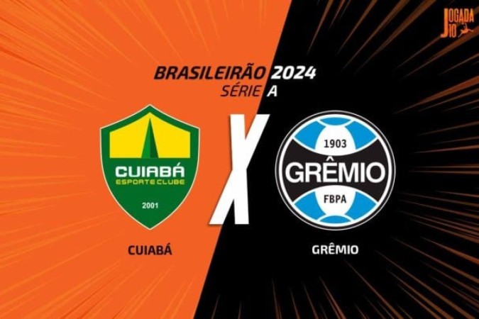 Cuiabá x Grêmio -  (crédito: Foto: Arte Jogada10)