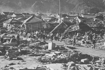 Em 1707, segundo maior terremoto já registrado no Japão foi seguido pela erupção do Monte Fuji -  (crédito: Getty Images)