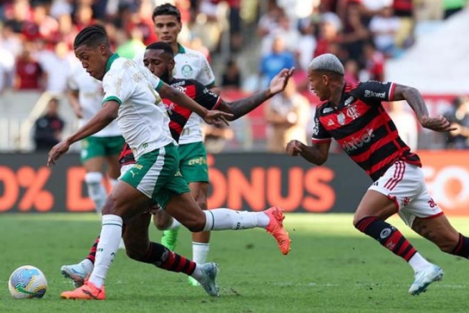 Flamengo x Palmeiras -  (crédito:  Foto: Cesar Greco/Palmeiras/by Canon)