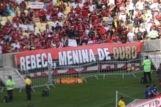 Faixa exalta Rebeca: a menina de Menina de Ouro -  (crédito: Foto: Lucas Bayer / Jogada10)