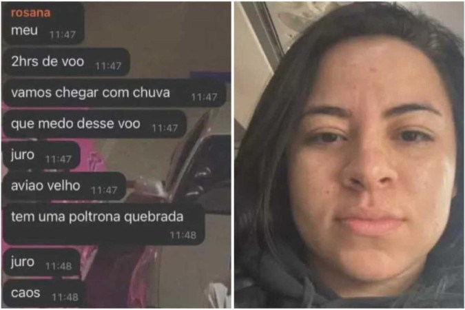 Rosana compartilhou medo de voo ao embarcar no avião que caiu em Vinhedo, na sexta-feira (9/8) -  (crédito: Reprodução/TV Globo)