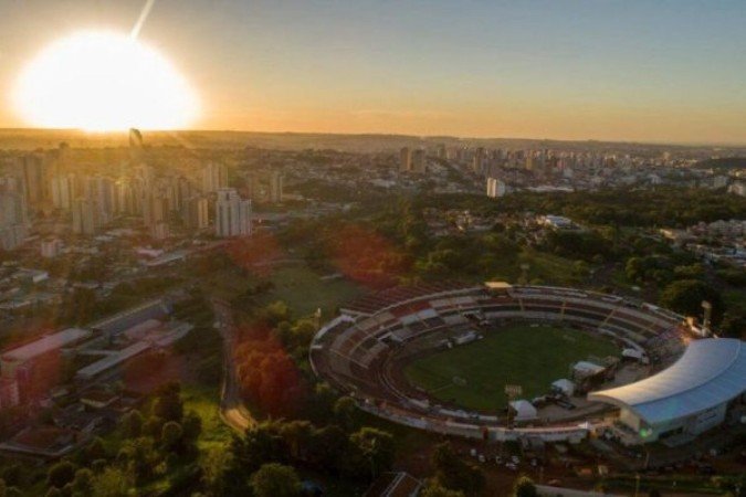 Arena do Botafogo-SP passou por remodelação. Foto: Divulgação / Botafogo SP -  (crédito: Foto: Divulgação / Botafogo SP)