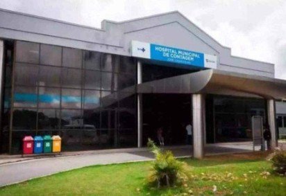 Menina foi levada com ferimentos nas pernas para o Hospital Municipal de Contagem -  (crédito: Prefeitura de Contagem/Divulgação)