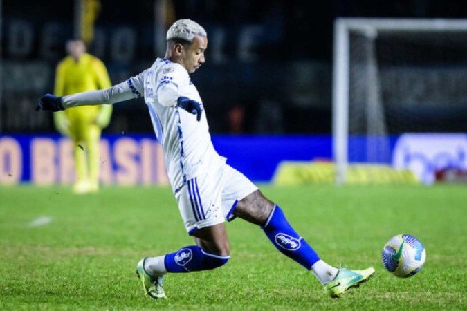 Matheus Pereira queria enfrentar o Boca Juniors, nas oitavas da Copa Sul-Americana  -  (crédito: Foto: Gustavo Aleixo/Cruzeiro)