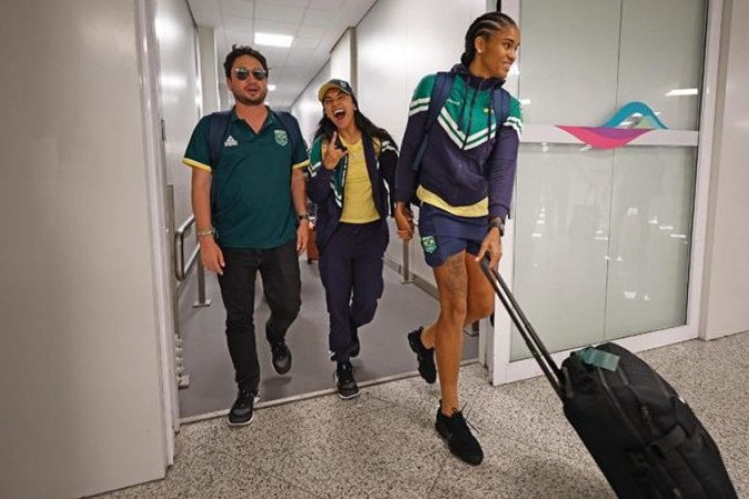 Seleção Feminina de futebol desembarca no Rio de Janeiro -  (crédito: Foto: Rafael Ribeiro/CBF)