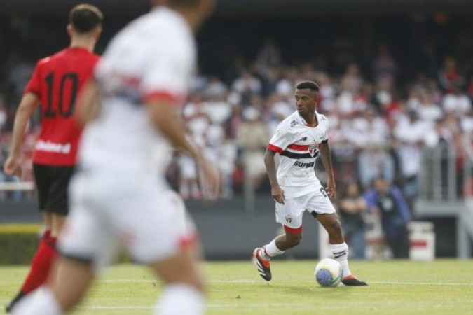 Marcos Antônio estreou com a camisa do São Paulo -  (crédito: Foto: Paulo Pinto/São Paulo)