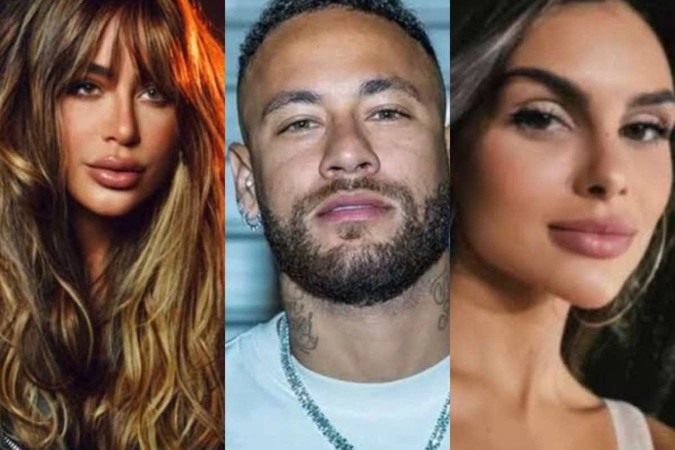 Rafaella, Neymar, Amanda Kimberlly -  (crédito: Redes Sociais )