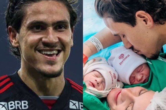 Pedro, Fernanda Nogueira e filhas gêmeas - (crédito: Redes Sociais ) Pedro, Fernanda Nogueira e filhas gêmeas - (crédito: Redes Sociais )