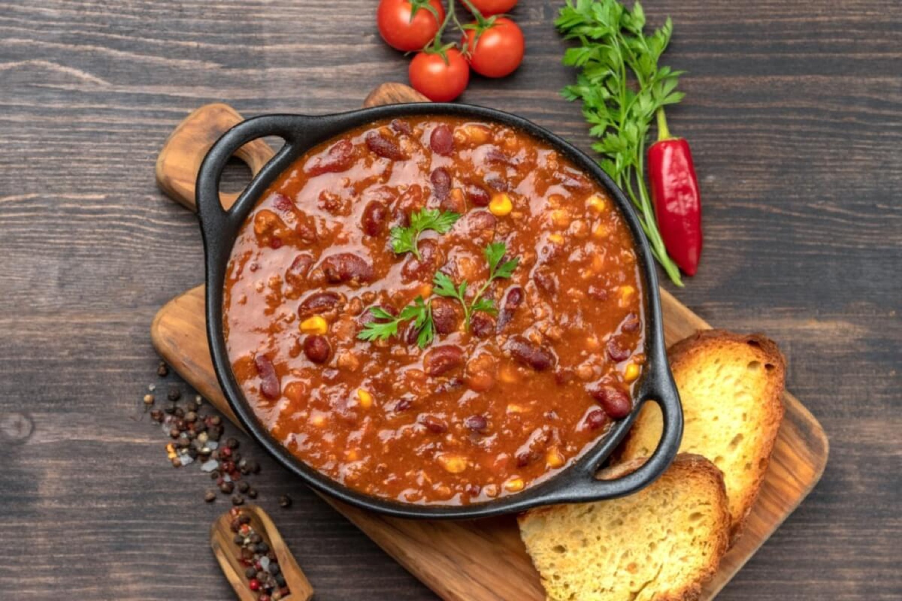 Chilli vegano (Imagem: Elena.Katkova | Shutterstock) -  (crédito: EdiCase)