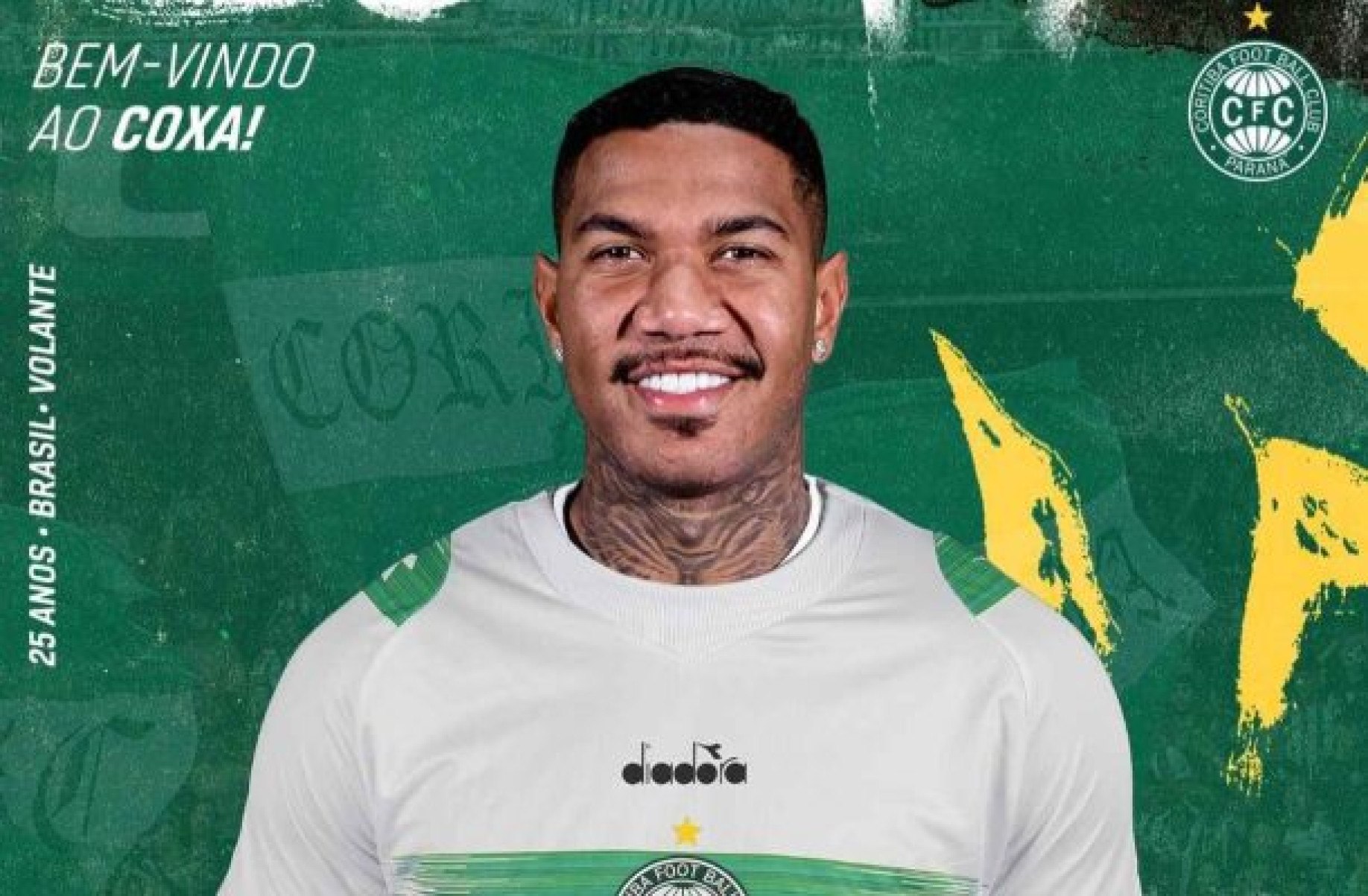 Coritiba anuncia a contratação de Zé Gabriel, ex-Vasco