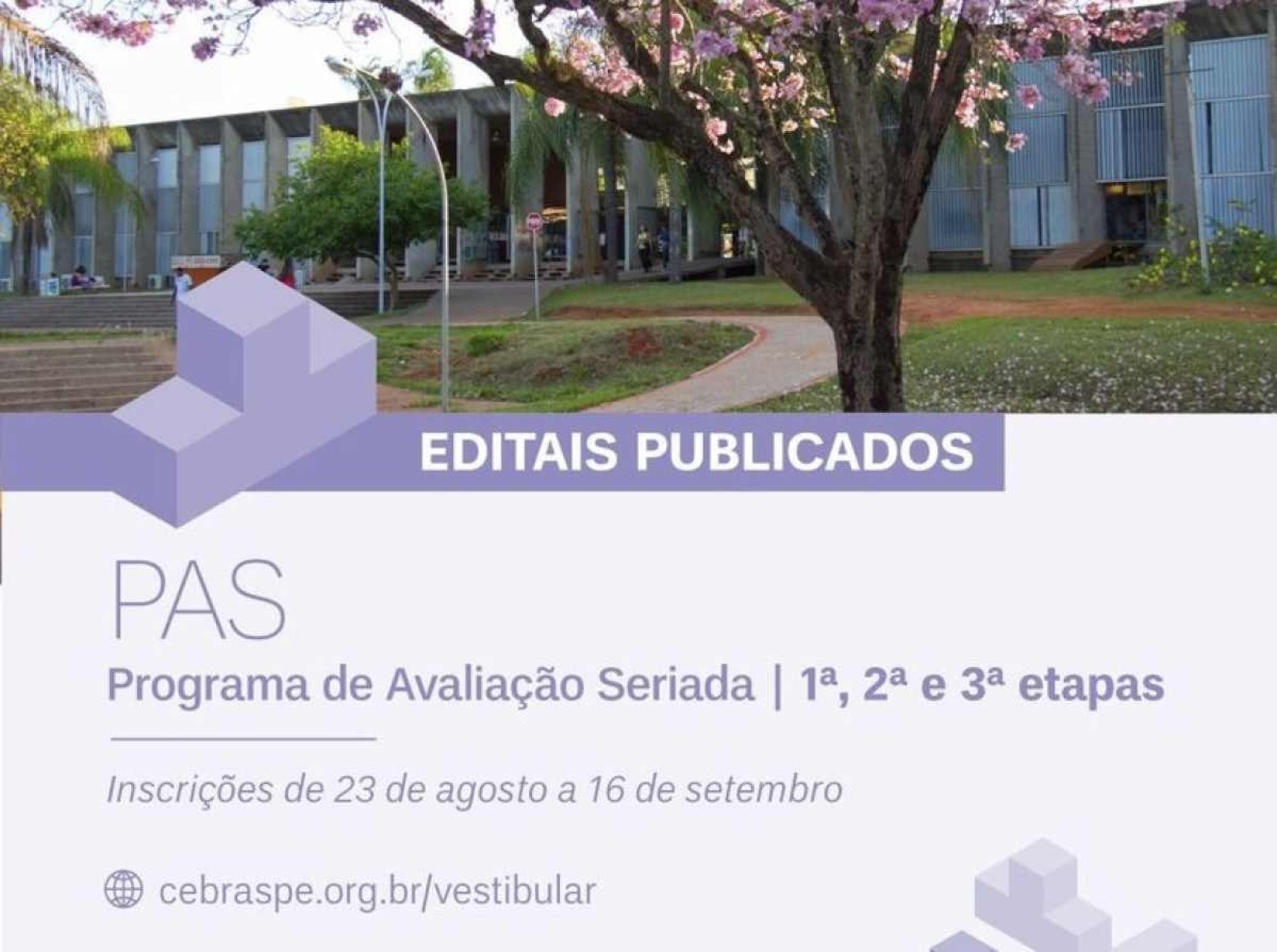 UnB: inscrições para o PAS encerram em 16 de setembro