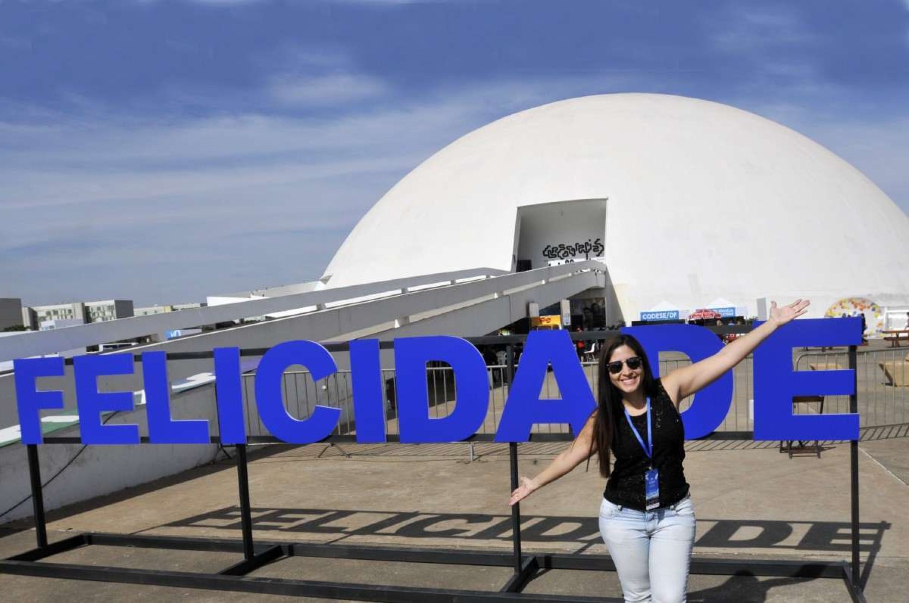 Camile Soares declarou que estava muito feliz por participar do evento