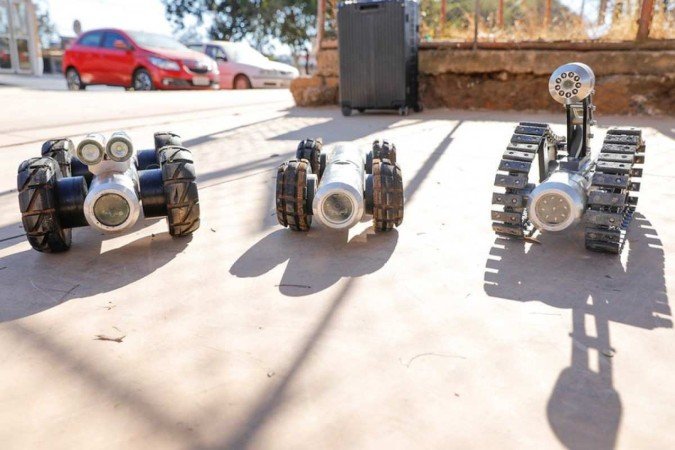 Robôs são usados pelo GDF para limpeza da rede pluvais